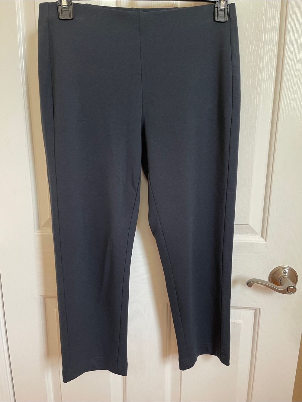 J Jill, pure Jill slim leg cropped pants small navy NWOT